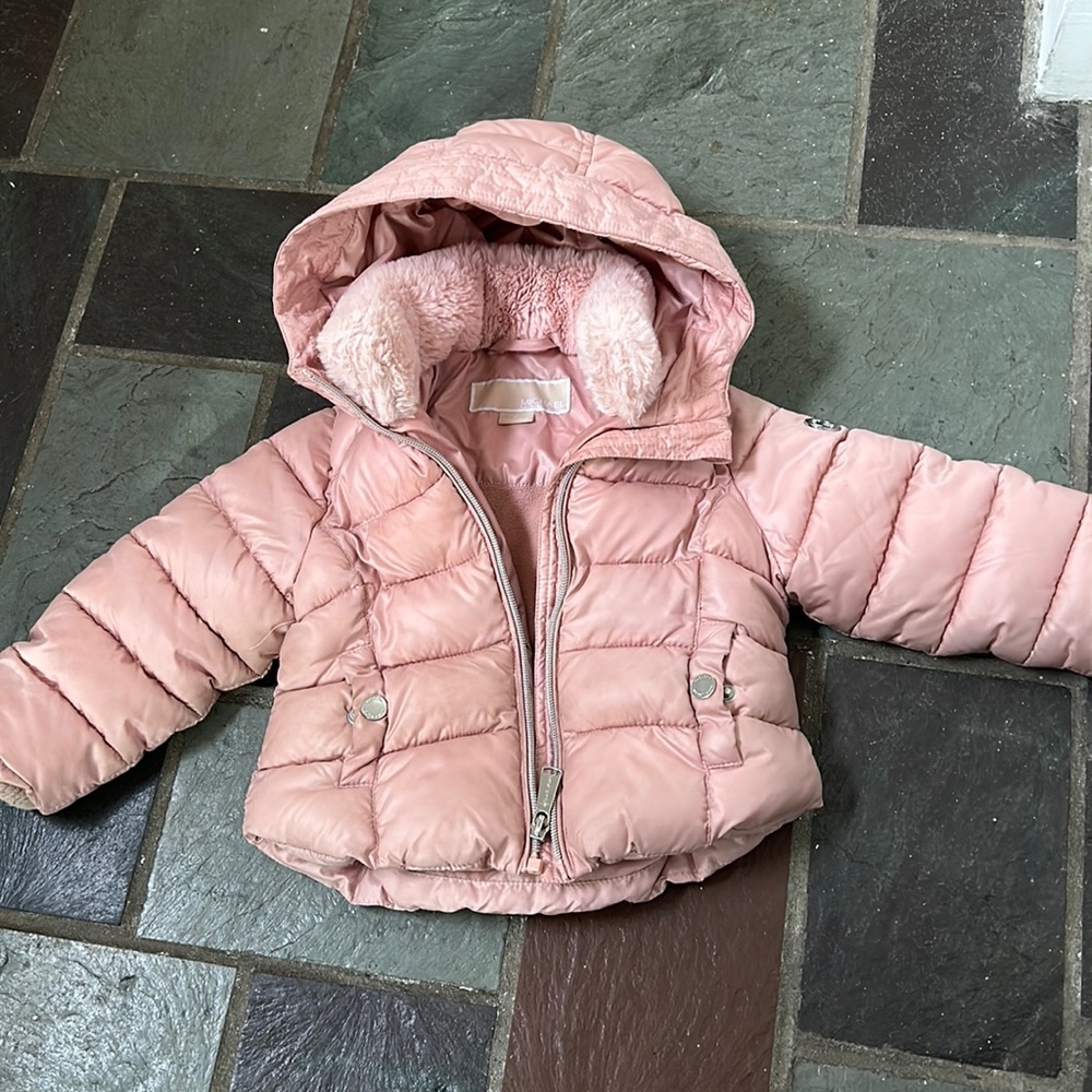 2T Pink Michael Kors puffer - great condition